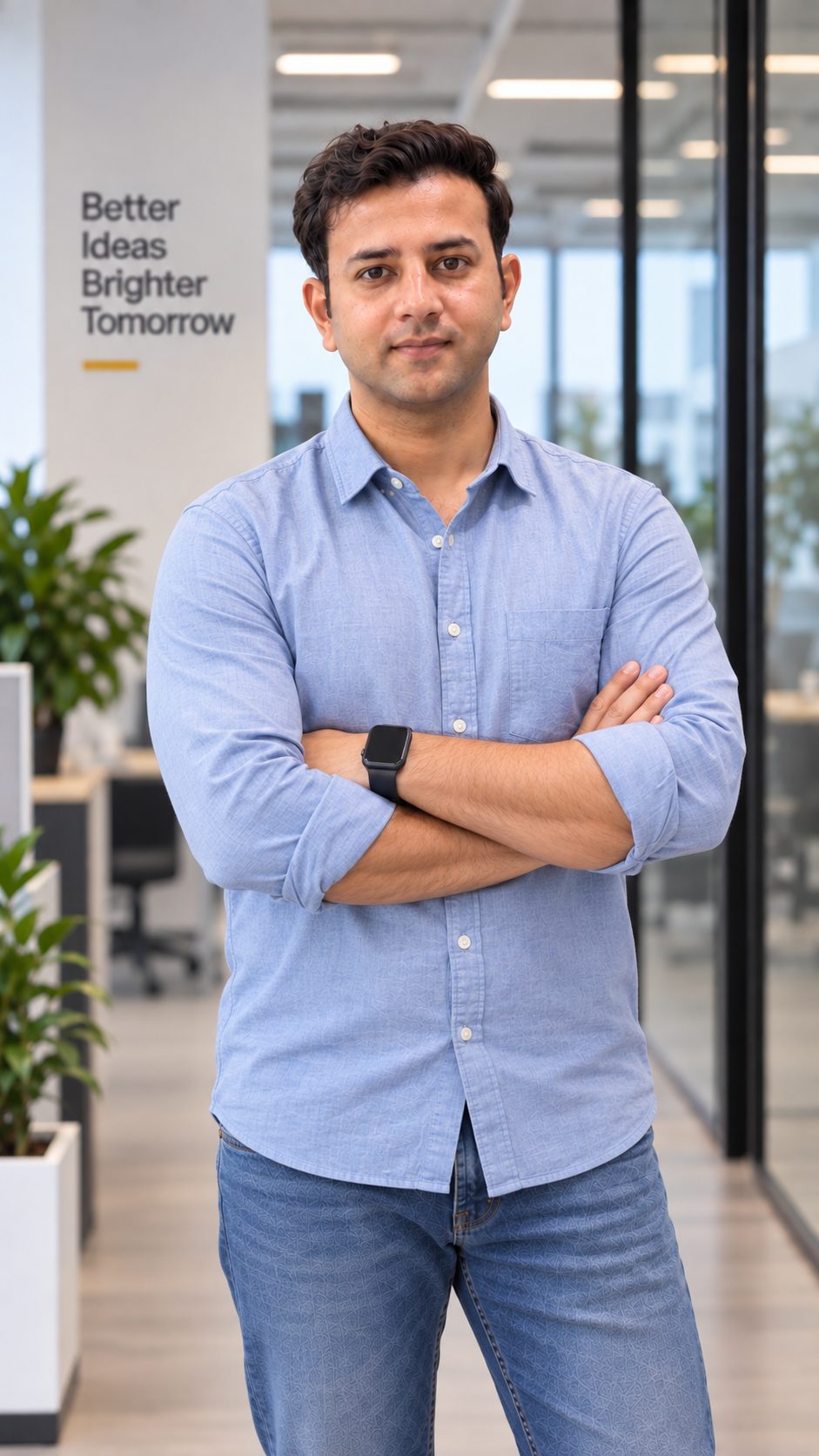 Subodh Verma standing in the PPC Studio office